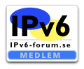 Edvina AB is a founding member of the Swedish IPv6 Forum